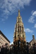 wishing well fountain, nuremberg