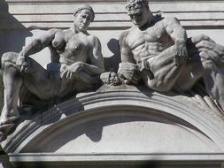 Statues in Bergamo