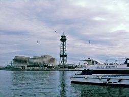 Barcelona port cable car