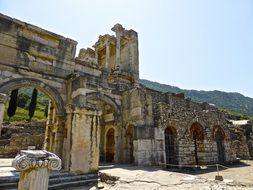 ruins of a historic building