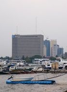 central bank building by the river