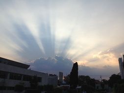 Landscape of sky in Mexico