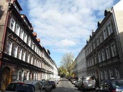 Street in the Gdansk in Poland