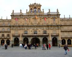 people on square, spain, salamanca