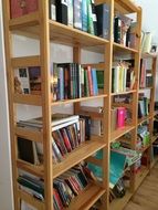 A lot of books in library