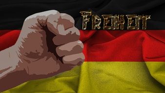 German patriot flag