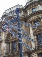 street sign in london