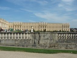 distant view of Versailles in France