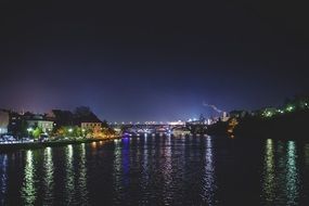 night city on a river