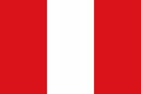 painted red white flag