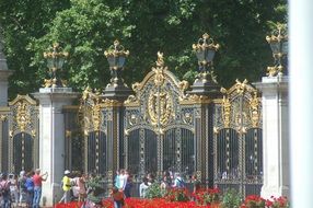 Golden Gate at Royal Castle in London, England