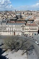 view from the height of the house