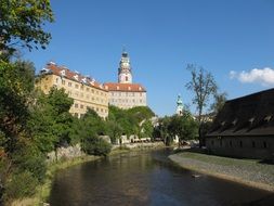 Castle in old krumlov castle