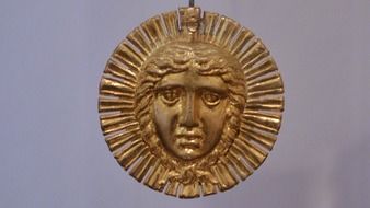 golden sundial