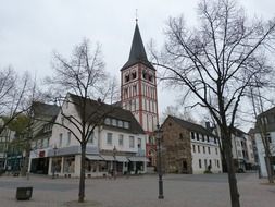 historic old town in Siegburg