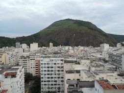 modern city at green mountain, brazil, rio de janeiro