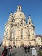 Beautiful frauenkirche in Dresden