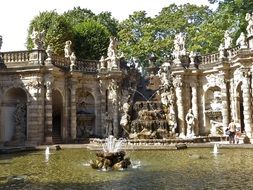 decorative fountains in Dresden