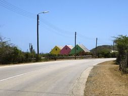 colorful buildings on the Antilles