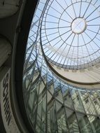 glass dome in Frankfurt
