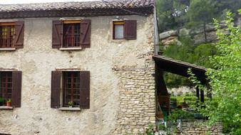 Brick house in france
