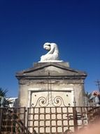 monument on the grave