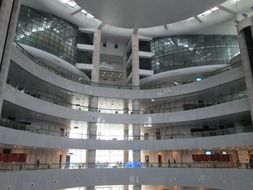 hubei library modern building