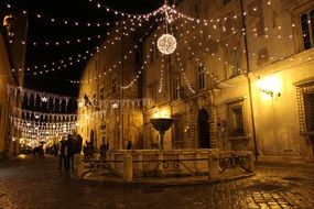 night square in the city of Narni