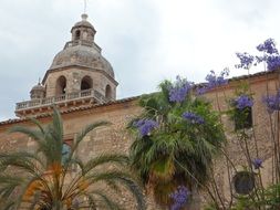 historical church with a dome in Mallorca