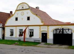 house in the style of the peasant Baroque, Holašovice