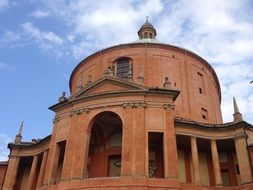 red brick cathedral in Italy