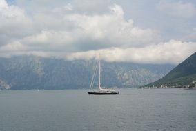 sailing boat in Montenegro