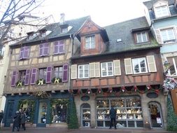 old town at the time of Christmas