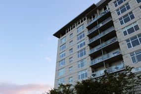 city apartment facade