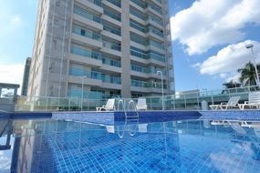 large swimming pool at the hotel