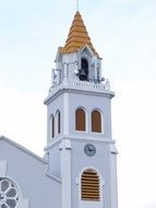 church with white walls in spain