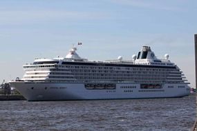 cruise ship for trips on the Elbe