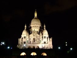 Cathedral night light lamp in Paris