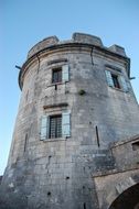 castle tower on the island of Oleron in France