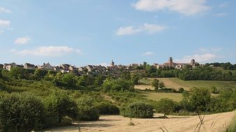 extraordinarily beautiful yonne city, vezelay