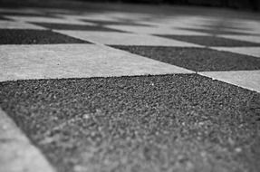 chessboard pattern floor