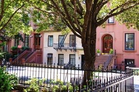 Manhattan street in New York