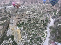 Stone houses in cappadocia