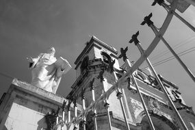 church white statue