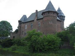 old castle in Krefeld, Germany