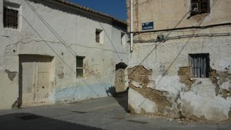 old buildings with wooden windows, patraix