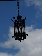 chandelier of the cathedral against the sky