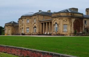 country park manor summer scene