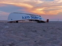 boat on land atlantic city