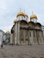 imposing orthodox cathedral moscow russia